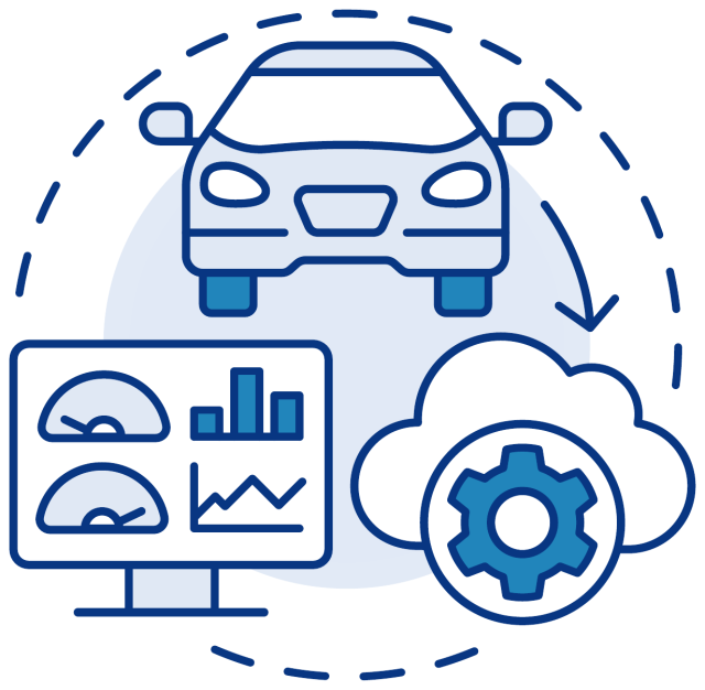運転日報・月報機能のイラスト