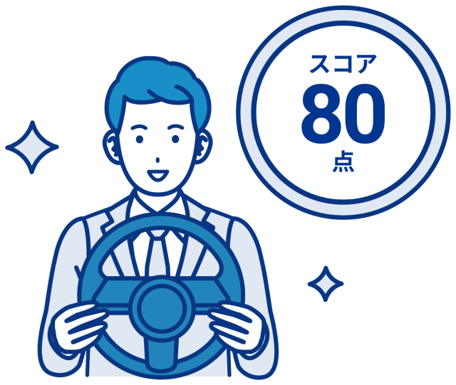 安全運転スコア機能のイラスト
