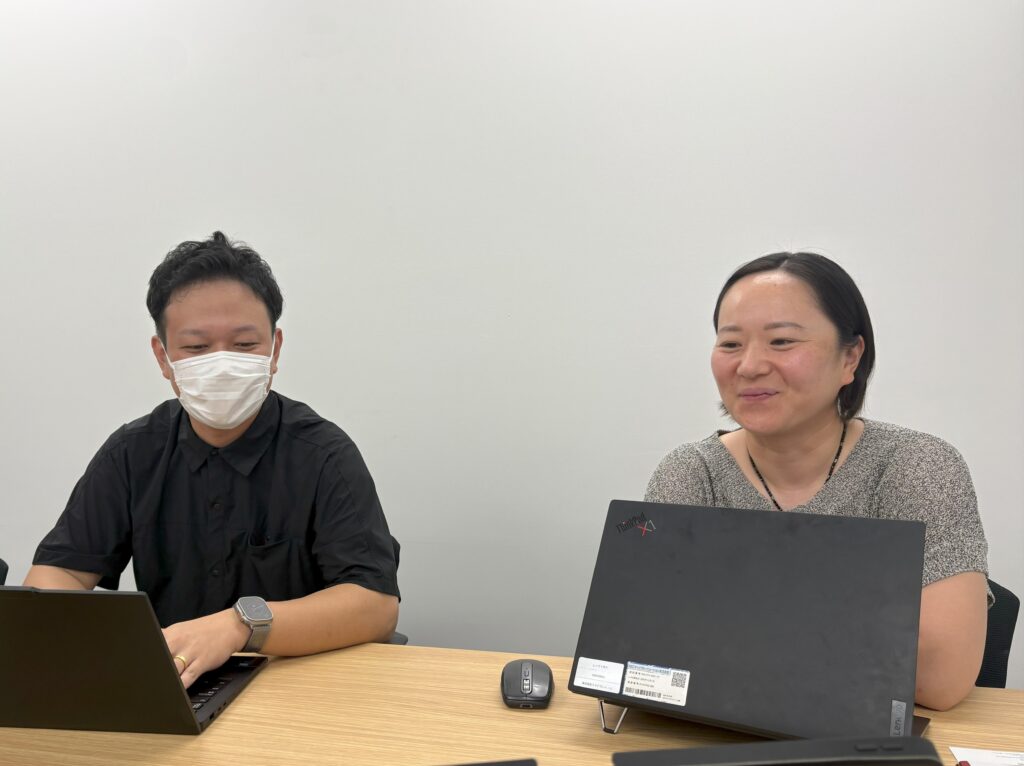 株式会社ラストワンマイル伊藤様と飯島様のインタビュー画像