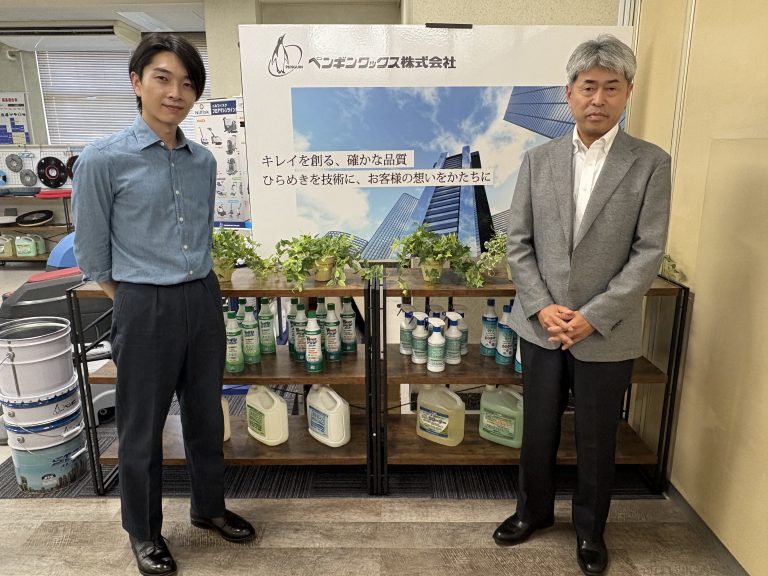 ペンギンワックス株式会社 様 インタビュー写真